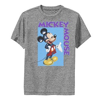 Disney's Mickey Mouse & Friends Boys 8-20 Mickey Mouse Classic Portrait Performance Graphic Tee