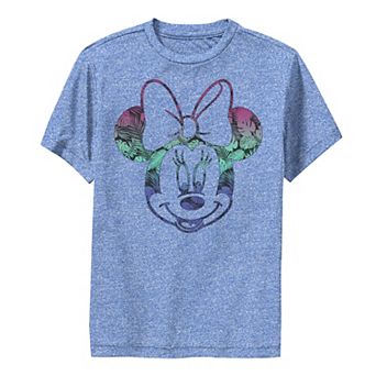 Disney's Mickey Mouse & Friends Boys 8-20 Minnie Tropical Gradient Fill Performance Graphic Tee