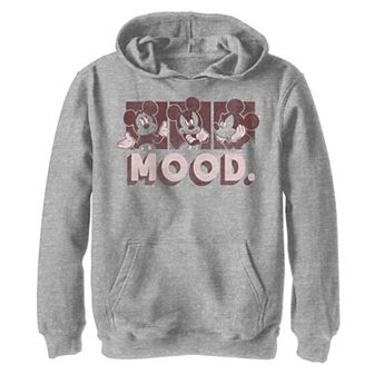 Disney's Mickey Mouse & Friends Boys 8-20 Mickey Mouse Mood Panels Graphic Fleece Hoodie