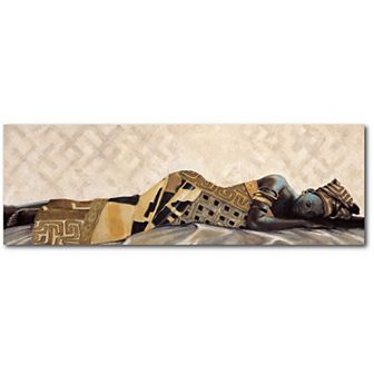 COURTSIDE MARKET Africaine II Wood Wall Art