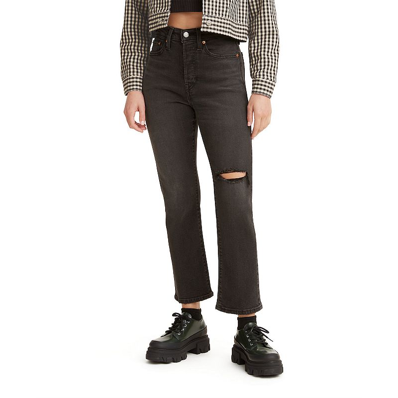 Levi's Women's Wedgie Straight-Leg Cropped Jeans