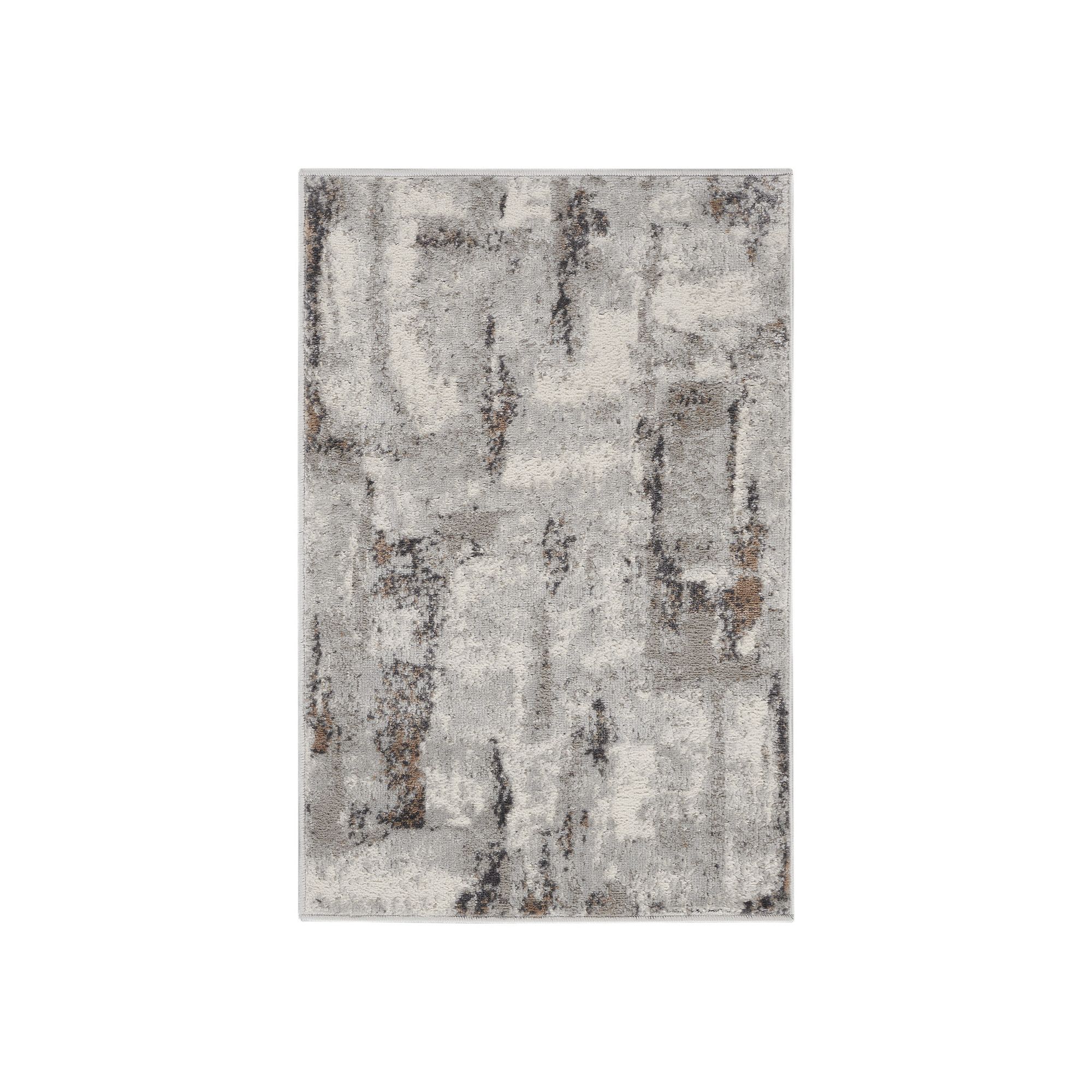Nourison Elation Aura Area Rug, Gray Ivory