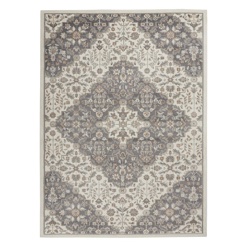 Nourison Elation Farmhouse Area Rug, Multicolor, 9X12 Ft