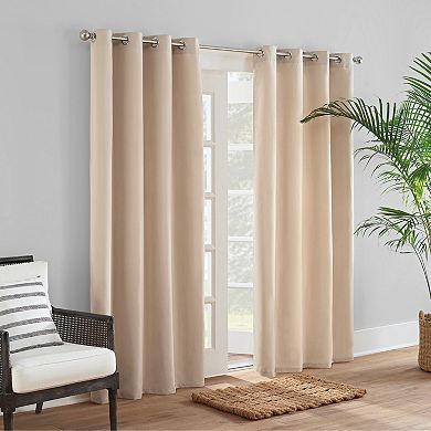 Sunbrella Canvas Solid Indoor/Outdoor UV Resistant Grommet Window Panel