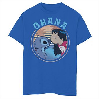Disney's Lilo & Stitch Boys 8-20 Ohana Portrait Graphic Tee