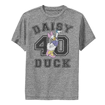 Disney's Daisy Duck Boys 8-20 Varsity Text # 40 Performance Graphic Tee