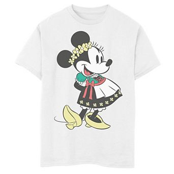 Disney's Minnie Mouse Boys 8-20 Happy Dirndl Portrait Graphic Tee