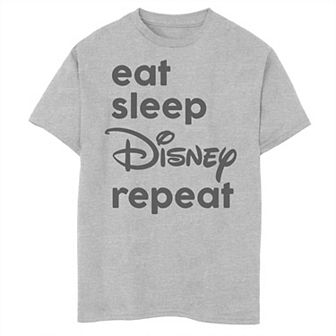 Disney's Boys 8-20 Eat Sleep Disney Repeat Graphic Tee