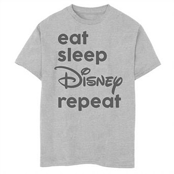 Disney's Boys 8-20 Eat Sleep Disney Repeat Graphic Tee