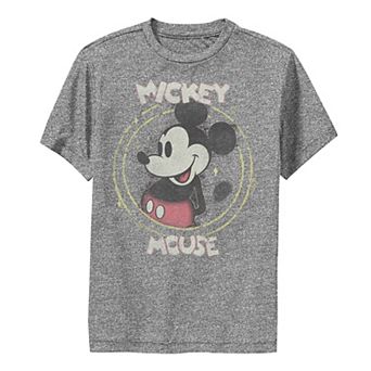 Disney's Mickey Mouse & Friends Boys 8-20 Spotty Mickey Mouse Portrait Performance Graphic Tee