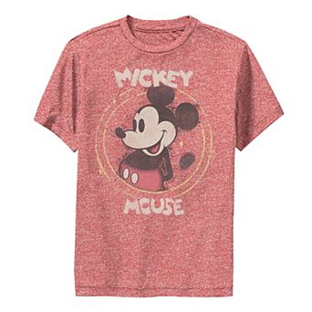 Disney's Mickey Mouse & Friends Boys 8-20 Spotty Mickey Mouse Portrait Performance Graphic Tee
