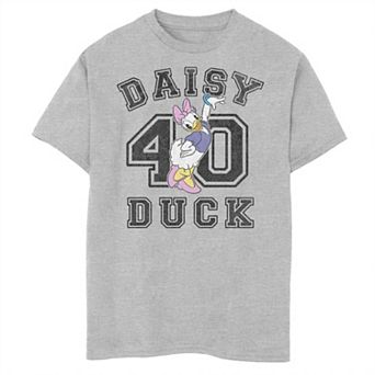 Disney's Daisy Duck Boys 8-20 Varsity Text # 40 Graphic Tee