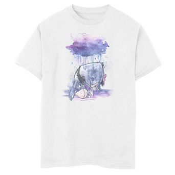 Disney's Winnie The Pooh Eeyore Boys 8-20 Watercolor Rain Cloud Graphic Tee
