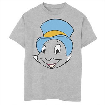Disney's Pinocchio Boys 8-20 Jiminy Cricket Big Face Graphic Tee