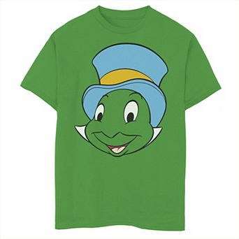 Disney's Pinocchio Boys 8-20 Jiminy Cricket Big Face Graphic Tee