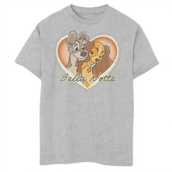 Disney's Lady & The Tramp Boys 8-20 Vintage Valentine Graphic Tee