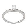 Made For You 10k Gold 1/3 Carat T.W. Oval-Cut Lab-Grown Diamond Solitaire Ring