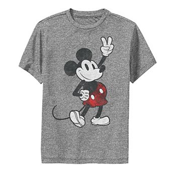 Disney's Mickey Mouse Boys 8-20 Classic Camouflage Portrait Performance Graphic Tee