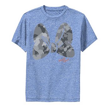 Disney's Minnie Mouse Boys 8-20 Camouflage Logo Performance Graphic Tee