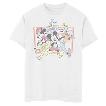 Disney's Mickey Mouse Boys 8-20 & Friends Burst Through Portrait Graphic Tee