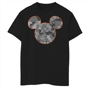 Disney's Mickey Mouse Boys 8-20 Camouflage Logo Graphic Tee
