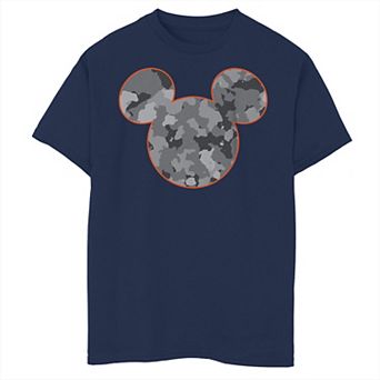 Disney's Mickey Mouse Boys 8-20 Camouflage Logo Graphic Tee