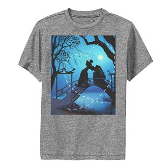 Disney's Lady & The Tramp Boys 8-20 Bridge Silhouette Performance Graphic Tee