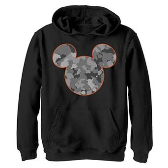 Disney's Mickey Mouse Boys 8-20 Camouflage Logo Graphic Fleece Hoodie