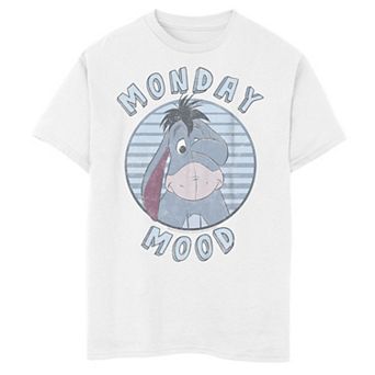 Disney's Winnie The Pooh Eeyore Boys 8-20 Monday Mood Graphic Tee