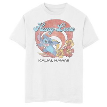 Disney's Lilo & Stitch Boys 8-20 Hang Loose Kauai Hawaii Graphic Tee