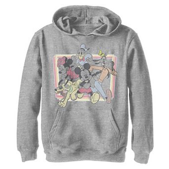 Disney's Mickey Mouse Boys 8-20 & Friends Burst Through Portrait Graphic Fleece Hoodie