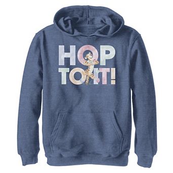 Disney's Winnie The Pooh Boys 8-20 Easter Tigger Hop To It Graphic Fleece Hoodie