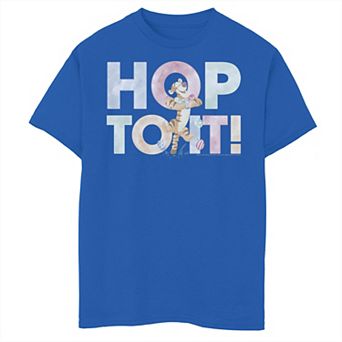 Disney's Winnie The Pooh Boys 8-20 Easter Tigger Hop To It Graphic Tee