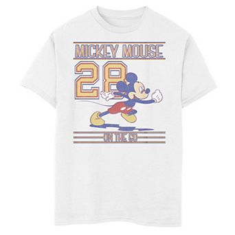 Disney's Mickey Mouse & Friends Boys 8-20 Mickey Mouse On The Go Since '28 Graphic Tee