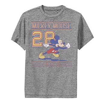 Disney's Mickey Mouse & Friends Boys 8-20 Mickey Mouse On The Go Since '28 Performance Graphic Tee