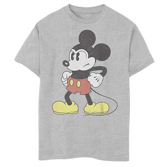Disney's Mickey Mouse & Friends Boys 8-20 Mickey Mouse Retro Grumpy Graphic Tee