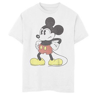Disney's Mickey Mouse & Friends Boys 8-20 Mickey Mouse Retro Grumpy Graphic Tee