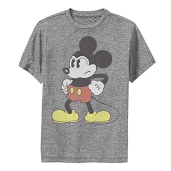 Disney's Mickey Mouse & Friends Boys 8-20 Mickey Mouse Retro Grumpy Performance Graphic Tee