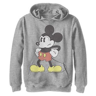 Disney's Mickey Mouse & Friends Boys 8-20 Mickey Mouse Retro Grumpy Graphic Fleece Hoodie