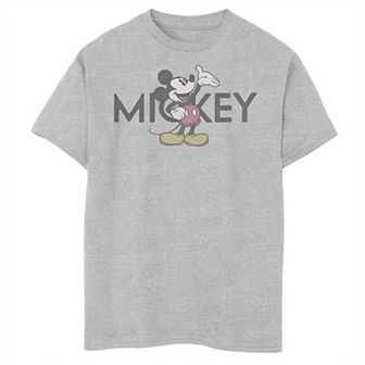Disney's Mickey Mouse & Friends Boys 8-20 Classic Mickey Text Graphic Tee