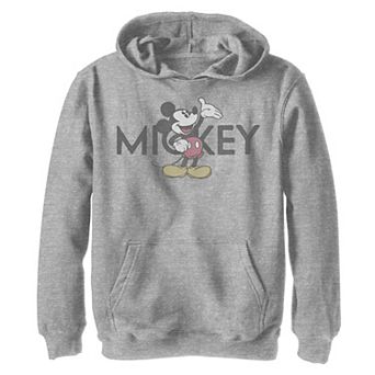 Disney's Mickey Mouse & Friends Boys 8-20 Classic Mickey Text Graphic Fleece Hoodie