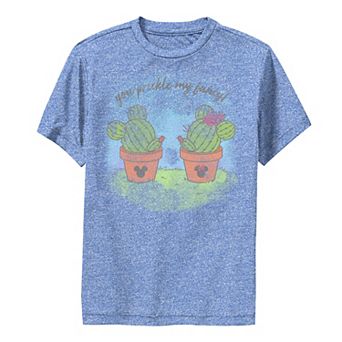 Disney's Mickey Mouse & Friends Boys 8-20 Mickey & Minnie You Prickle My Fancy Performance Graphic Tee