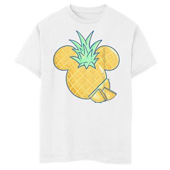 Disney's Mickey Mouse & Friends Boys 8-20 Mickey Pineapple Logo Graphic Tee