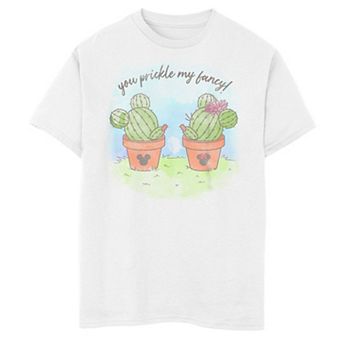 Disney's Mickey Mouse & Friends Boys 8-20 Mickey & Minnie You Prickle My Fancy Graphic Tee