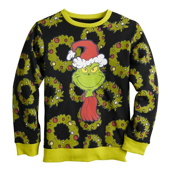 Kids grinch shop ugly sweater