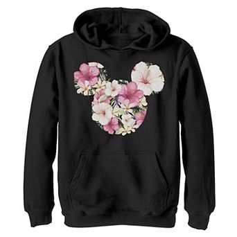 Disney's Mickey Mouse & Friends Boys 8-20 Mickey Floral Fill Graphic Fleece Hoodie