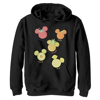 Disney's Mickey Mouse & Friends Boys 8-20 Mickey Fruit Logos Graphic Fleece Hoodie