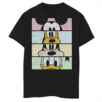 Disney's Mickey Mouse & Friends Boys 8-20 Group Comic Panels Graphic Tee