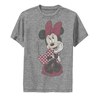 Disney's Mickey Mouse & Friends Boys 8-20 Minnie Mouse Shy Vintage Performance Graphic Tee