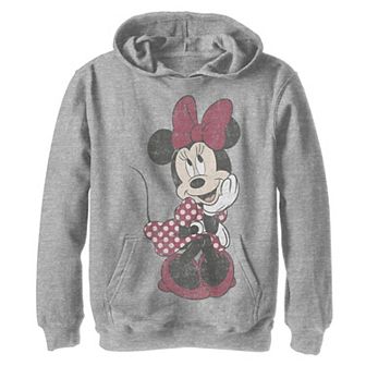 Disney's Mickey Mouse & Friends Boys 8-20 Minnie Mouse Shy Vintage Graphic Fleece Hoodie